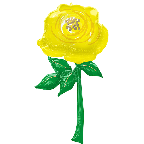 Multiballoon Yellow Flower